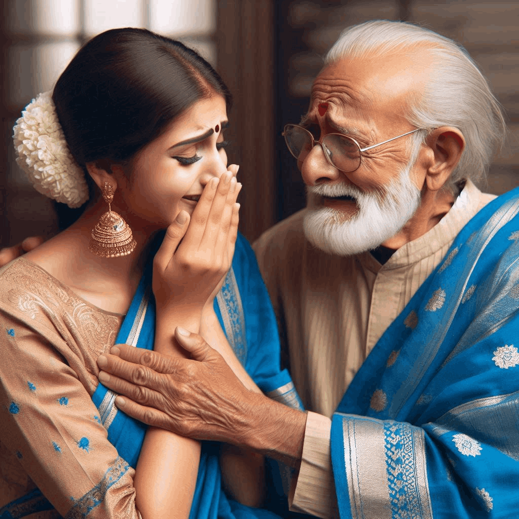 Aarushi meets her grandfather Manikyam